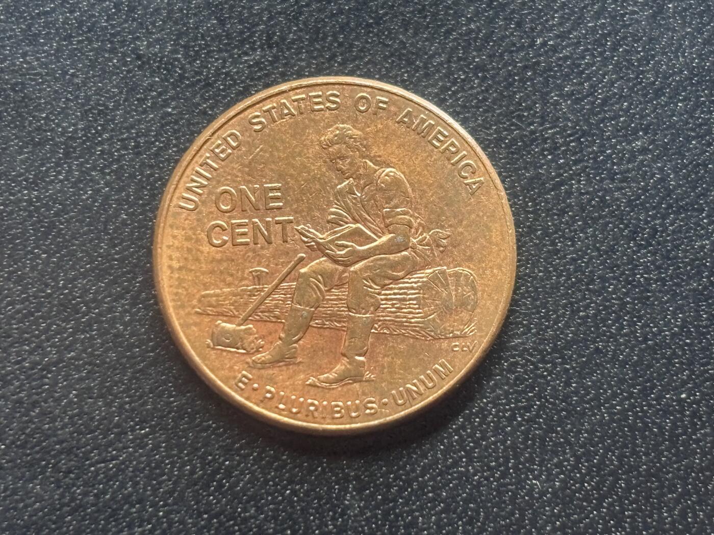 邮泉阁限时拍卖第三十六场 美洲硬币专场（硬币在国外。请付邮费6元。） 美国2009年1分纪念币D版