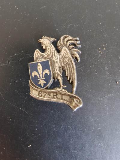 老王徽章第164期 - 法国第67步兵团证章 