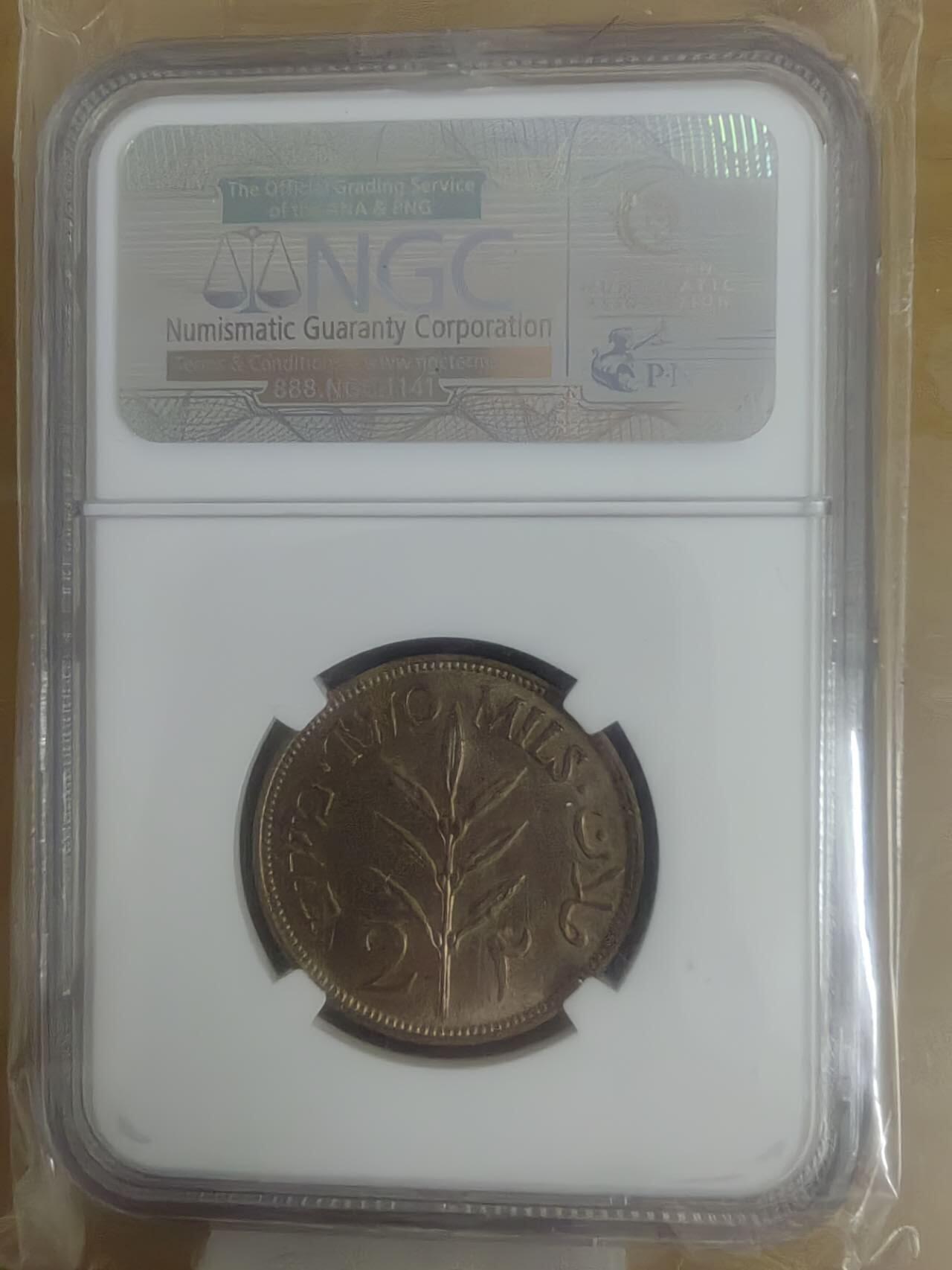 巴勒斯坦NGC评级币