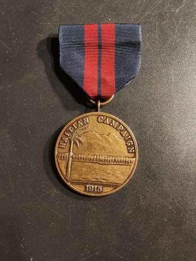 老王徽章第164期 -  美国海军1915海地战役奖章
