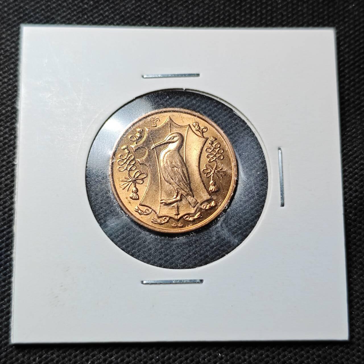 KK钱币收藏小铺  第374场  2月预留时间 周末发货  马恩岛1便士铜币 好品