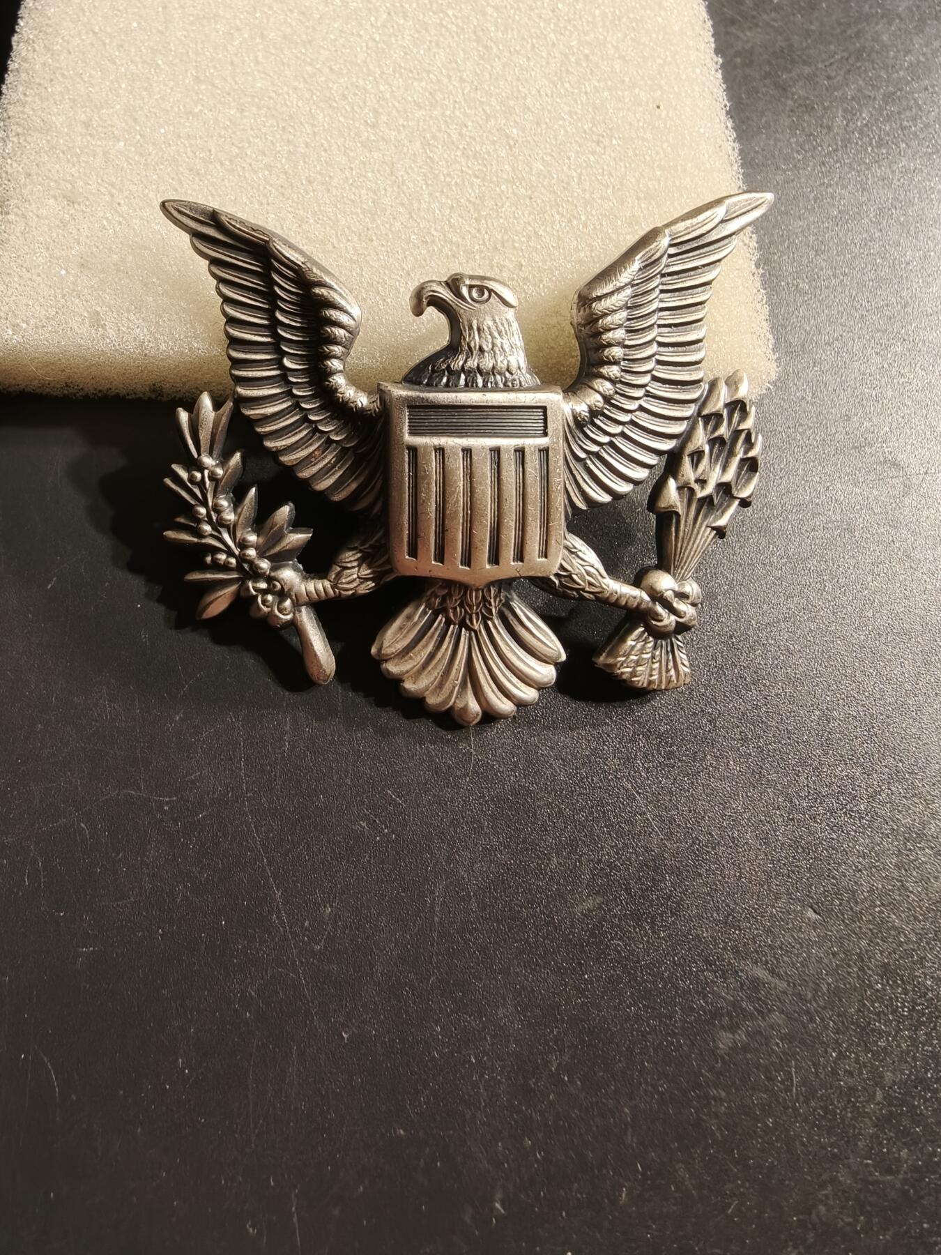 老王徽章第164期  美国空军大檐帽帽徽