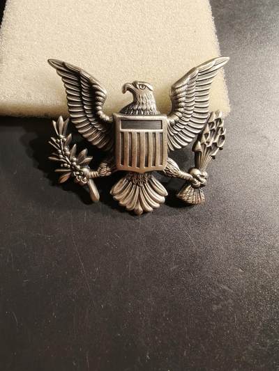 老王徽章第164期 -  美国空军大檐帽帽徽