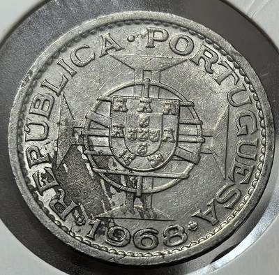 外国优质老铜币银币，周六九点倒数截拍，满百包邮，可寄存半年，喜欢朋友微信扫描二维码可直接参拍 - 澳门1968年壹元