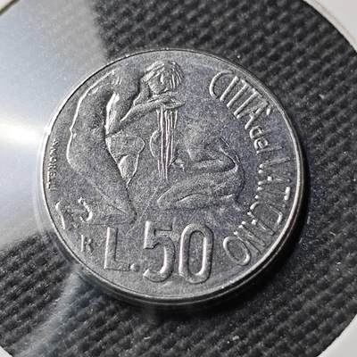 KK钱币收藏小铺  第374场  2月预留时间 周末发货 -  梵蒂冈50里拉