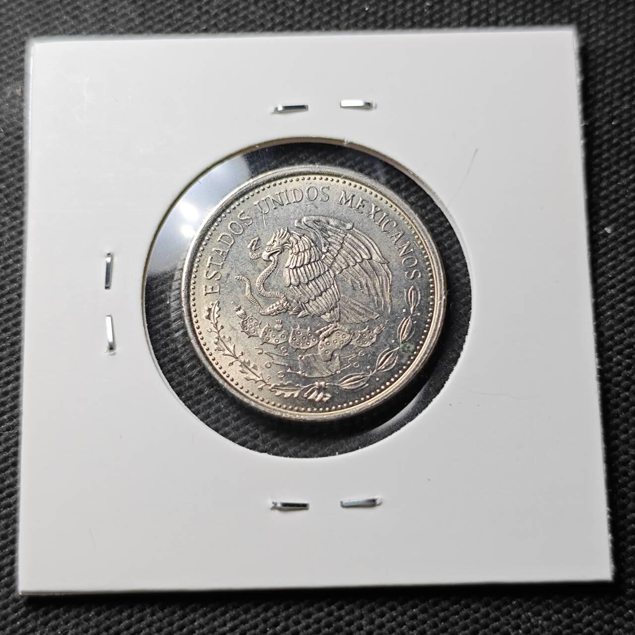 KK钱币收藏小铺  第374场  2月预留时间 周末发货  墨西哥50比索 好品