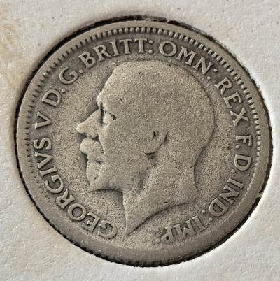 外国优质老铜币银币，周六九点倒数截拍，满百包邮，可寄存半年，喜欢朋友微信扫描二维码可直接参拍 - 欧洲老藏家纸夹-英国1929年6便士银币