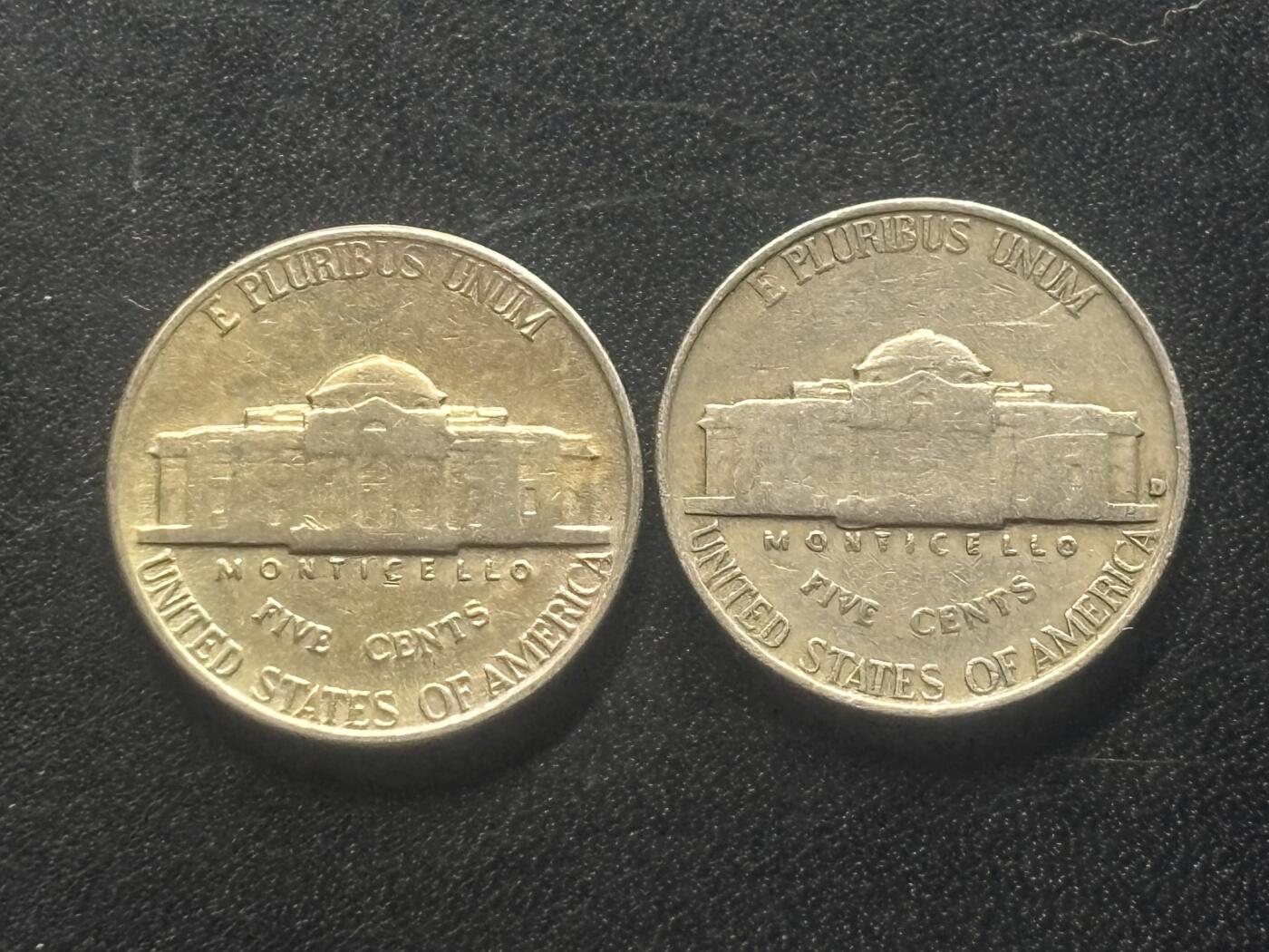 邮泉阁限时拍卖第三十六场 美洲硬币专场（硬币在国外。请付邮费6元。） 美国1941年5分2枚