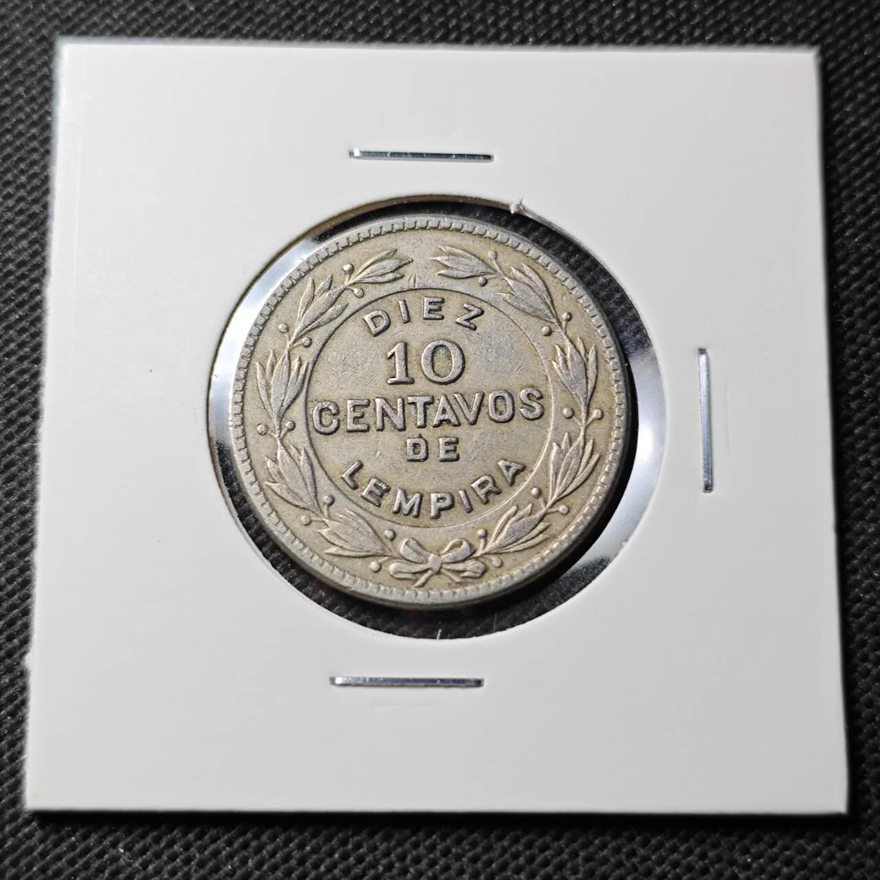 KK钱币收藏小铺  第374场  2月预留时间 周末发货  1956洪都拉斯10分