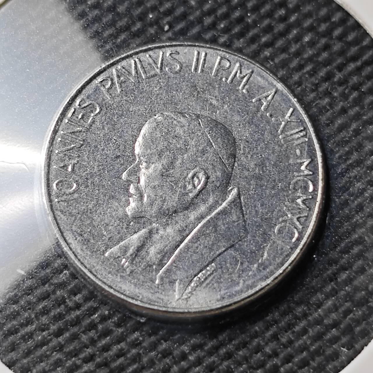 KK钱币收藏小铺  第374场  2月预留时间 周末发货  梵蒂冈50里拉