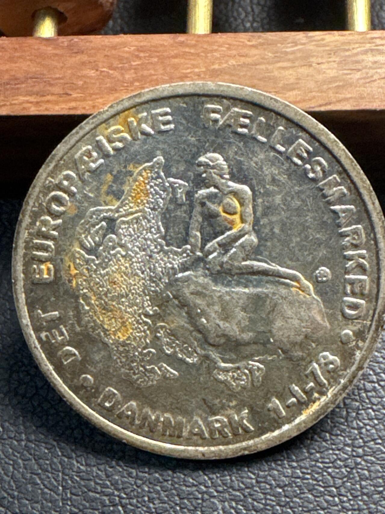 ❤️【币观天下】❤️ 第331期钱币拍卖- 2025.11.21周五晚上6点半场-长期征集拍品 丹麦1979年1克朗银币