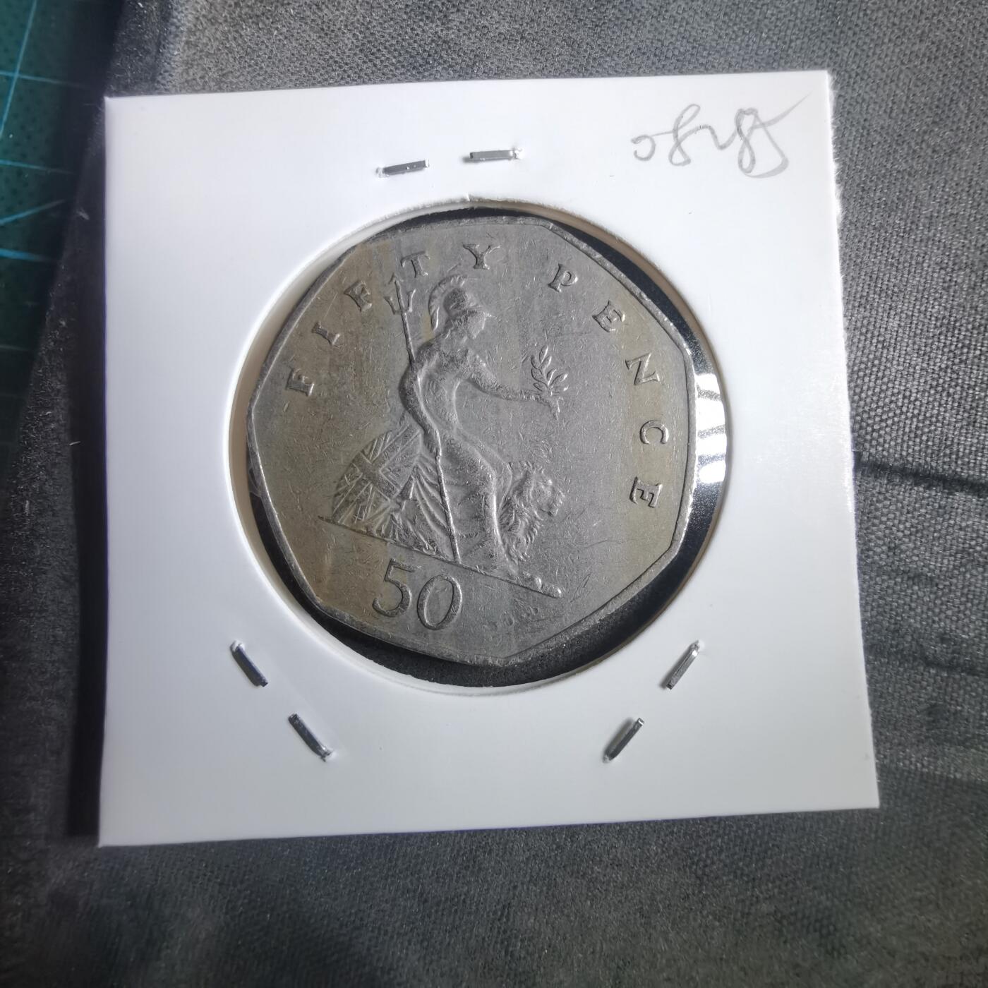 沼泽如烟--第908场 英国1983年50便士