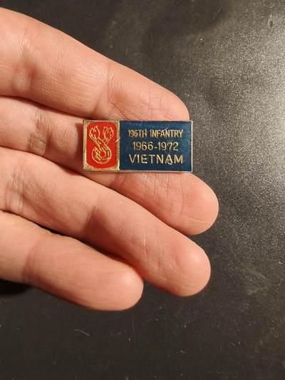 老王徽章第164期 -  美国越战第196步兵师徽章
