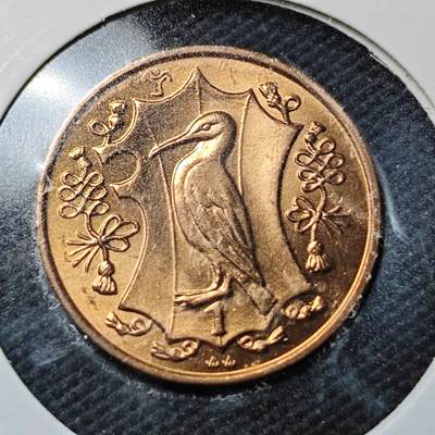 KK钱币收藏小铺  第374场  2月预留时间 周末发货 -  马恩岛1便士铜币 好品