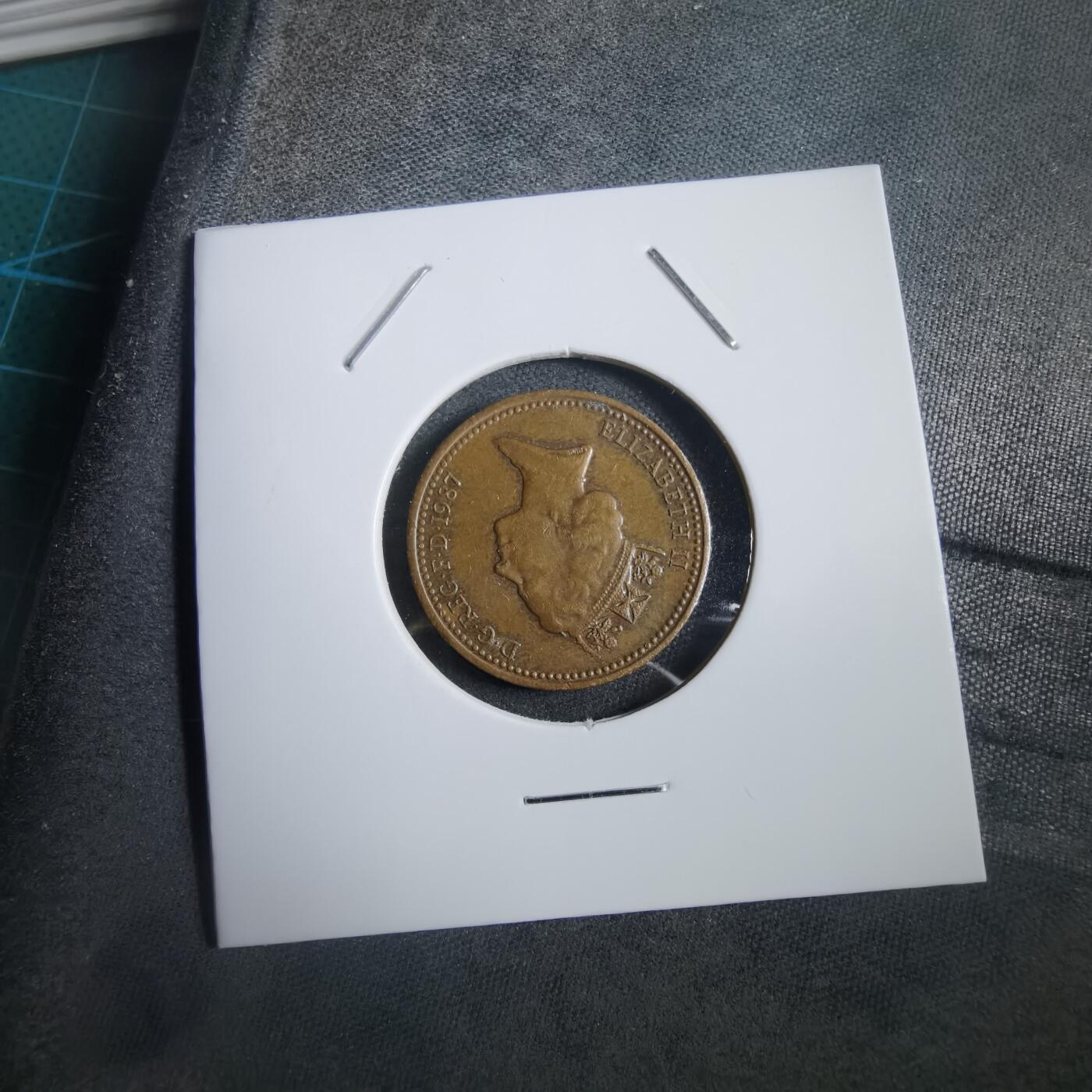 沼泽如烟--第908场 英国1987年1便士