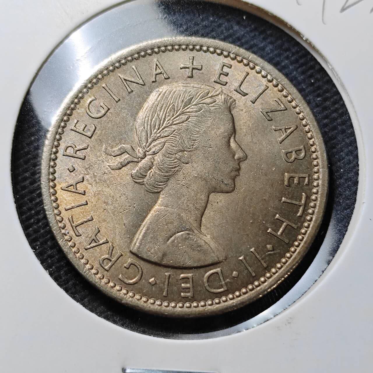 KK钱币收藏小铺  第374场  2月预留时间 周末发货  1965英国女王2先令 好品