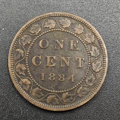 【淘币小摊】实时拍第八百零一拍   散币场   满百包邮可预留二周 每周一统一发货   - 加拿大1884年维多利亚一分铜币