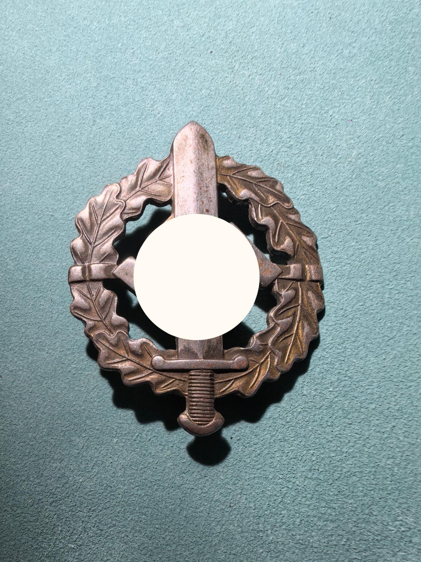 盛世勋华——号角文化勋章邮票专场拍卖第288期 德国（1939）铜级冲锋队（SA）体能奖章 带厂标