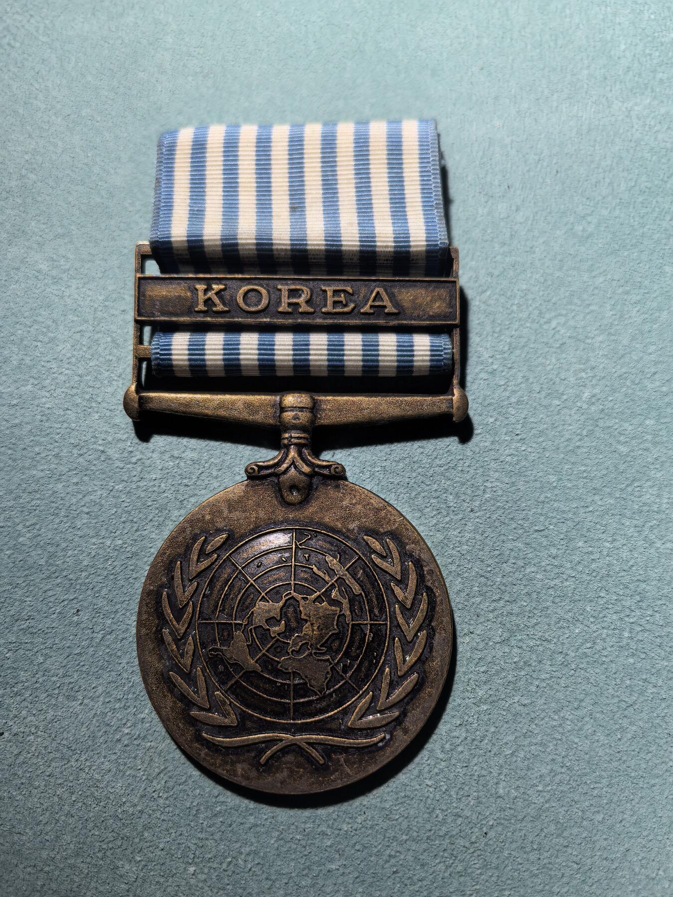 盛世勋华——号角文化勋章邮票专场拍卖第288期 联合国朝鲜战争奖章 英语版