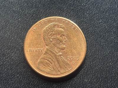 邮泉阁限时拍卖第三十六场 美洲硬币专场（硬币在国外。请付邮费6元。） - 美国2009年1分纪念币D版