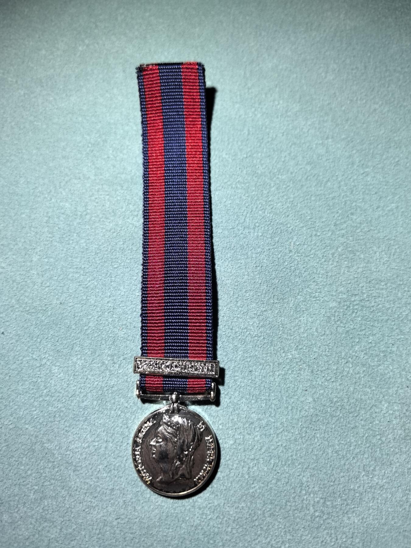 盛世勋华——号角文化勋章邮票专场拍卖第288期 英国西北加拿大奖章迷你章 带Saskatchewan铭条 极为少见的品种