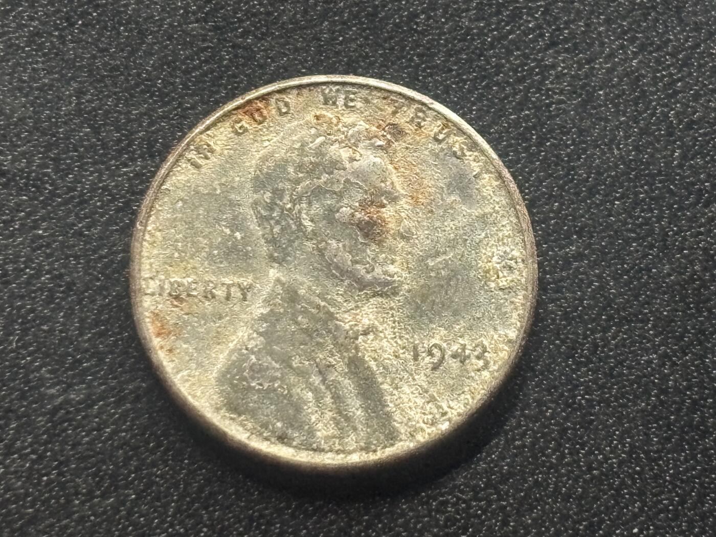 邮泉阁限时拍卖第三十六场 美洲硬币专场（硬币在国外。请付邮费6元。） 美国1943年1分铁币