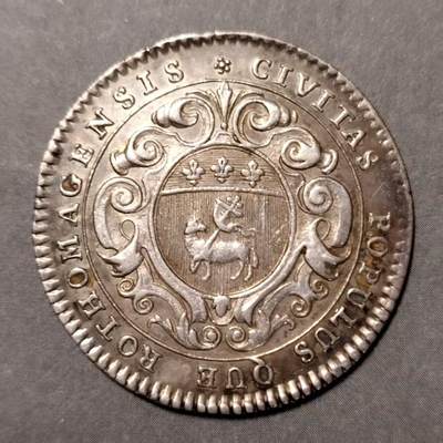 长老汇蛇年精选第七十六场拍卖 - 法国路易十五时期鲁昂地区银质代币，jeton