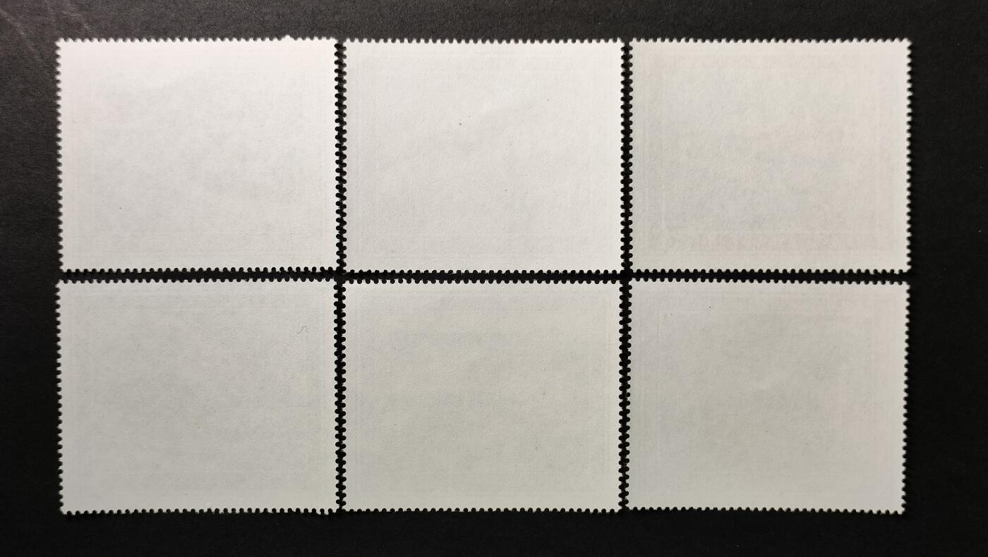 嘉禾收藏    【第384期】            无佣金、可寄存、满30元包邮 意大利邮票，1976.77年旅游风光 自然遗产邮票2套6全