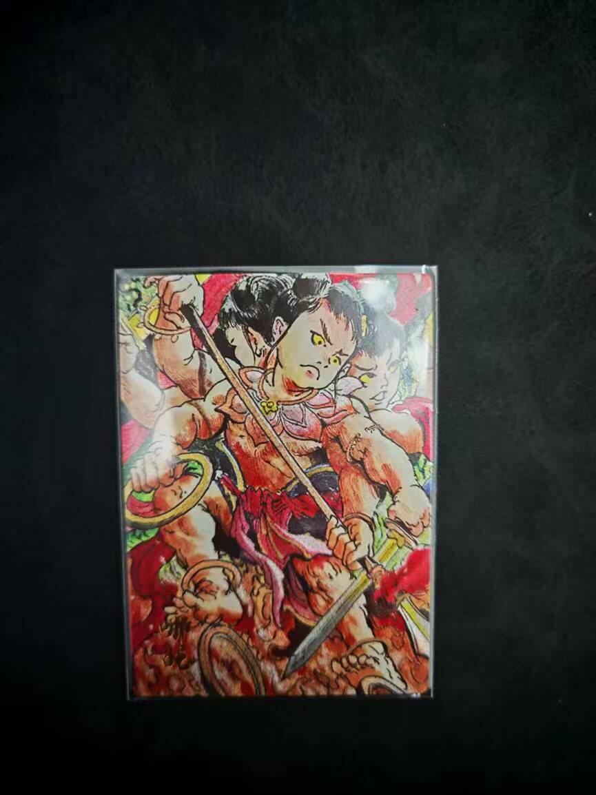 龙虎卡牌六四场 （无佣金，周六结拍，欢迎送拍） 粗闪卡 昆仑万象 一泡 哪吒