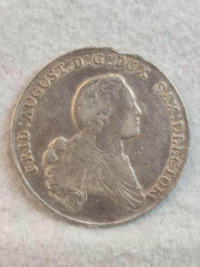 G&W世界散币，银币处理专场（第37场） - 德国1768年1泰勒  银币 萨克森选帝 弗里德里希 奥古斯特三世