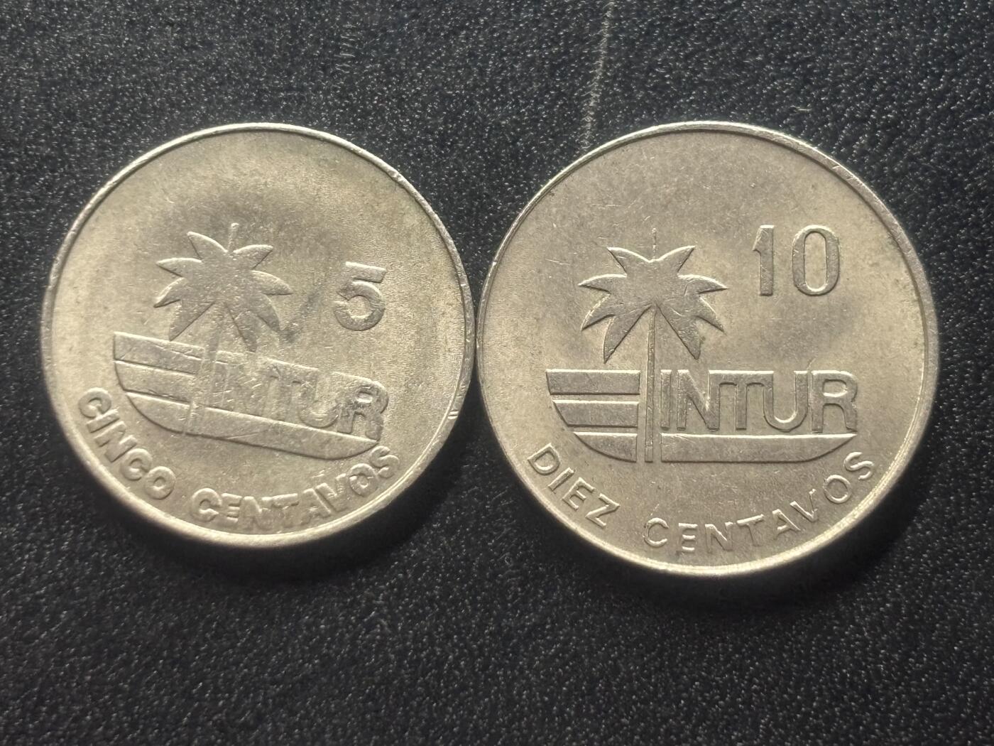 邮泉阁限时拍卖第三十六场 美洲硬币专场（硬币在国外。请付邮费6元。） 古巴1981年2枚有字版