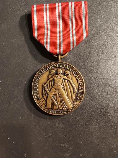 老王徽章第164期 -  美国海军1926-30第二次尼加拉瓜战役奖章