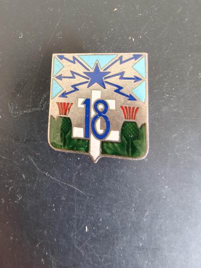 老王徽章第164期 - 法国第18通信团证章 