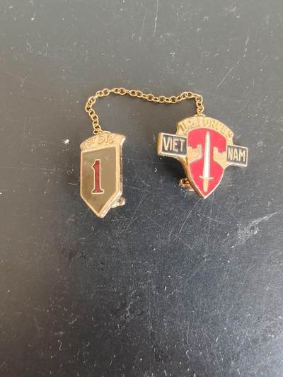 老王徽章第164期 - 美国越战第1步兵师徽章 