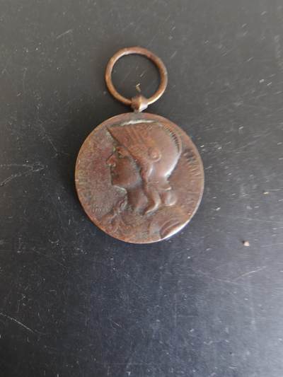 老王徽章第164期 - 法国普法战争奖章    无绶带 