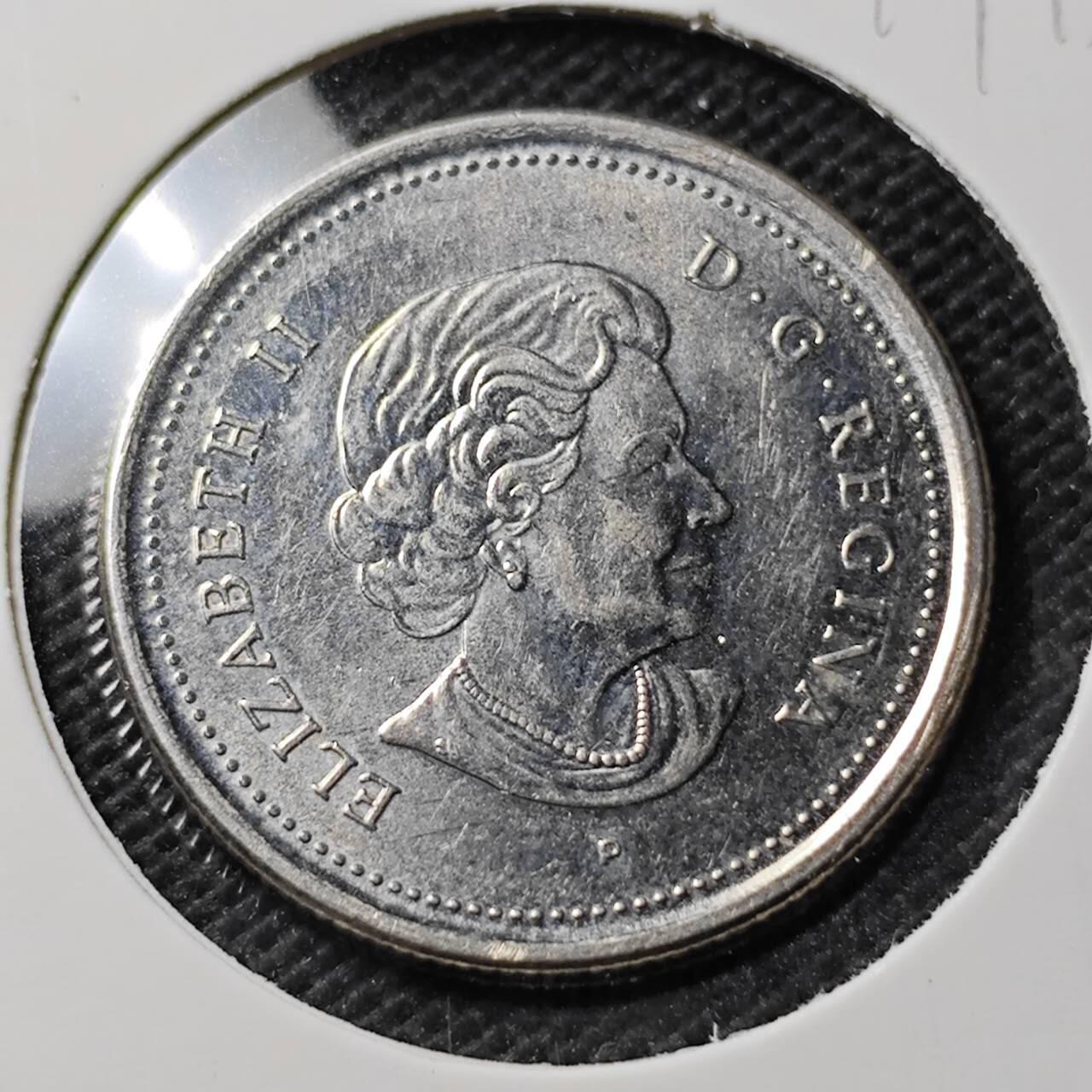 KK钱币收藏小铺  第374场  2月预留时间 周末发货  加拿大25分彩色纪念币