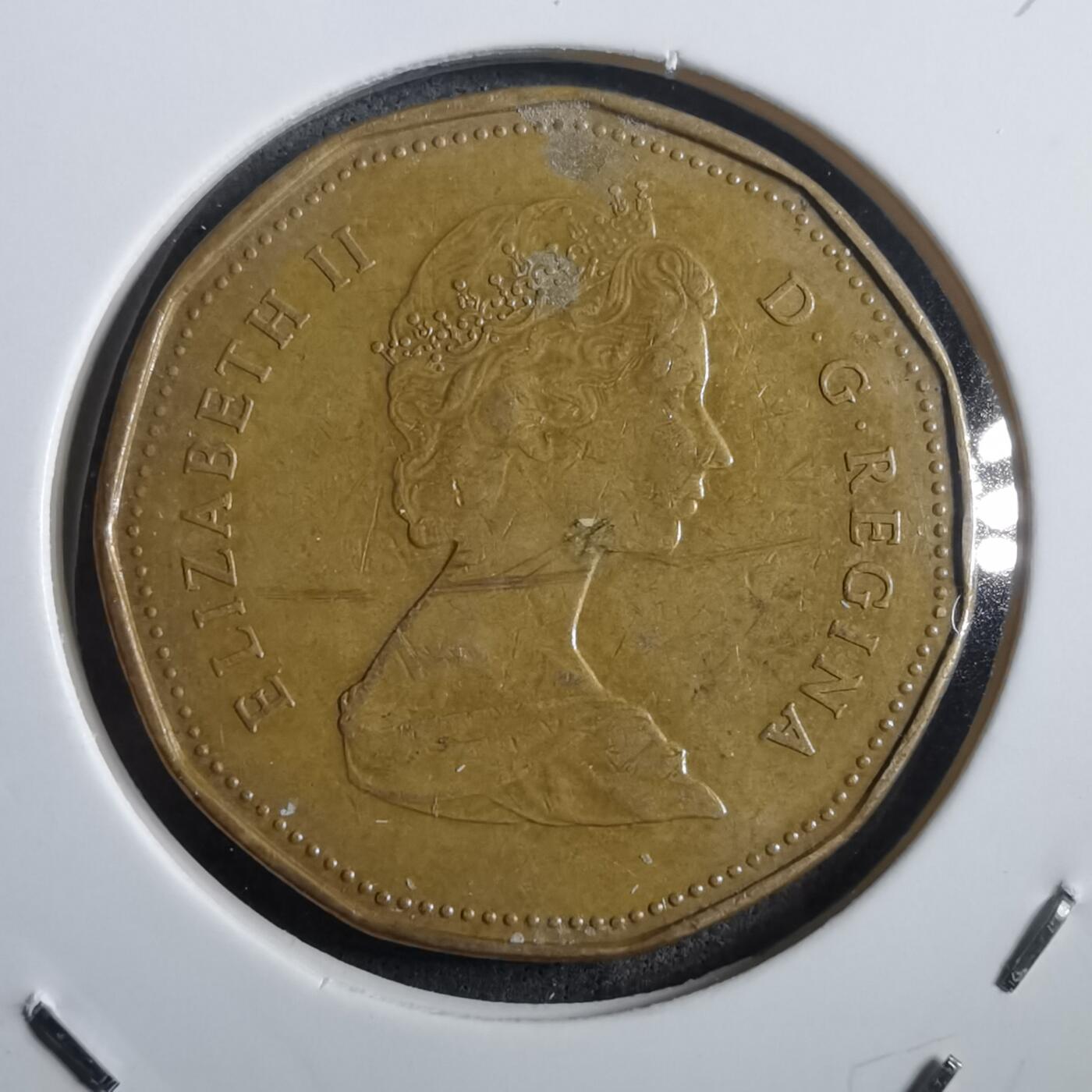 沼泽如烟--第908场 加拿大1989年一元