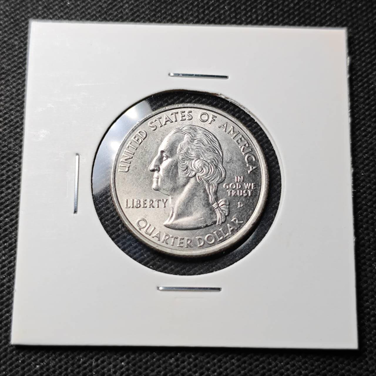 KK钱币收藏小铺  第374场  2月预留时间 周末发货  美国25分纪念币