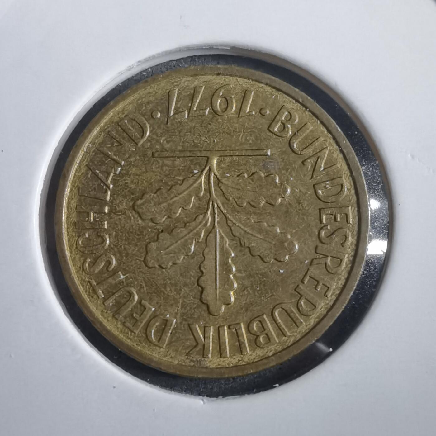 沼泽如烟--第908场 德国1977年5芬尼