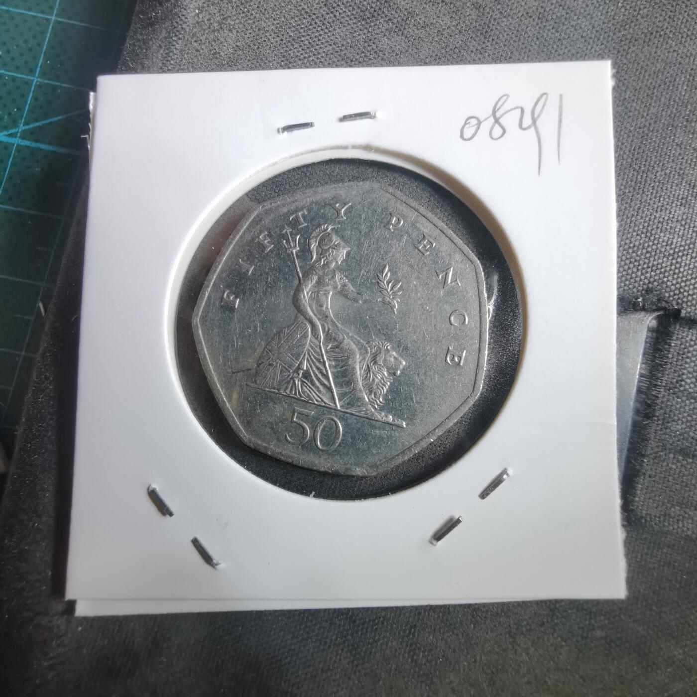 沼泽如烟--第908场 英国1997年50便士