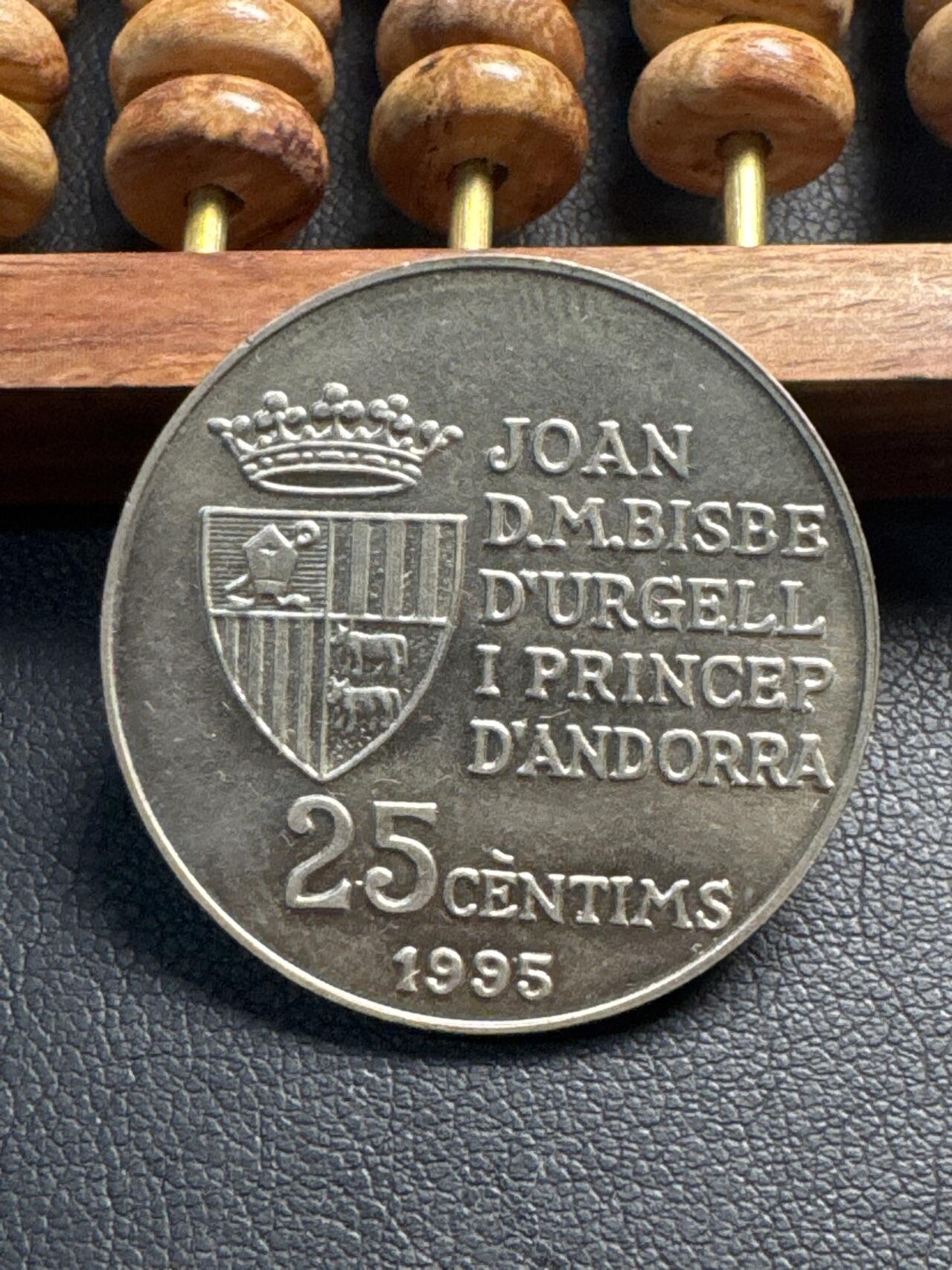 ❤️【币观天下】❤️ 第331期钱币拍卖- 2025.11.21周五晚上6点半场-长期征集拍品 安道尔粮农纪念1995年FAO铜镍币