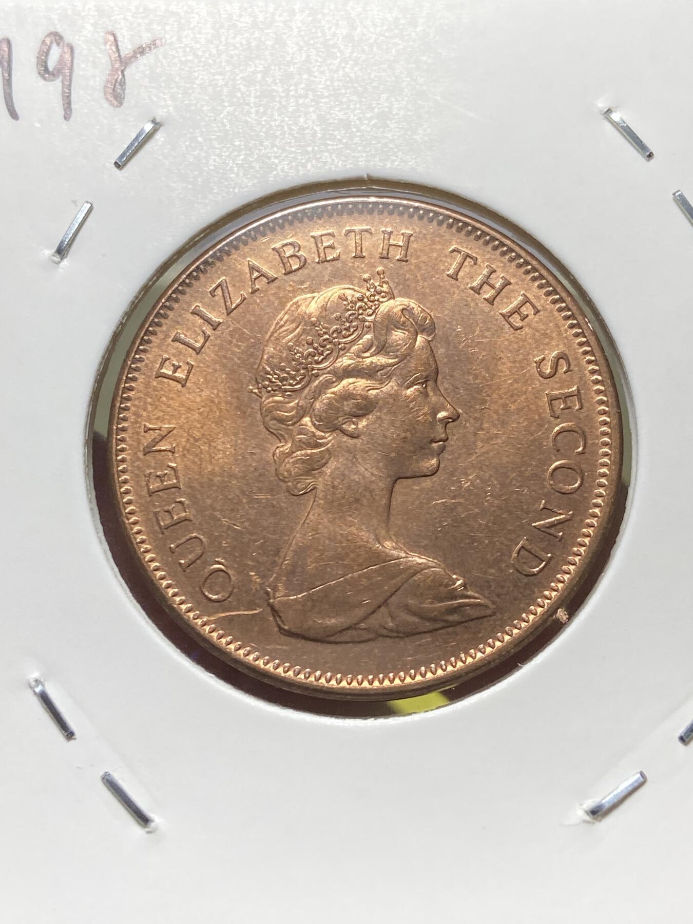 2025年第一百三十一场(总第一百五十七场）外国好品纸夹散币场(免佣金) 英属福克兰群岛🇫🇰1998年2便士(伊丽莎白二世中年花冠第二版，镀铜钢材质有磁版，首发年仅发行2年)