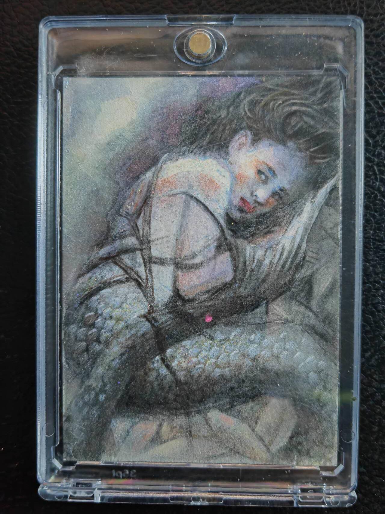 阳大大卡牌拍卖第83期（持续收拍品，周六晚上九点截拍，进群福利早知道） 【手绘卡】航海秘境 百川 美人鱼