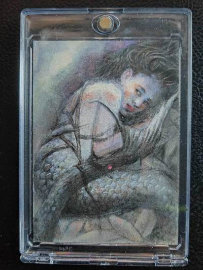 阳大大卡牌拍卖第83期（持续收拍品，周六晚上九点截拍，进群福利早知道） - 【手绘卡】航海秘境 百川 美人鱼