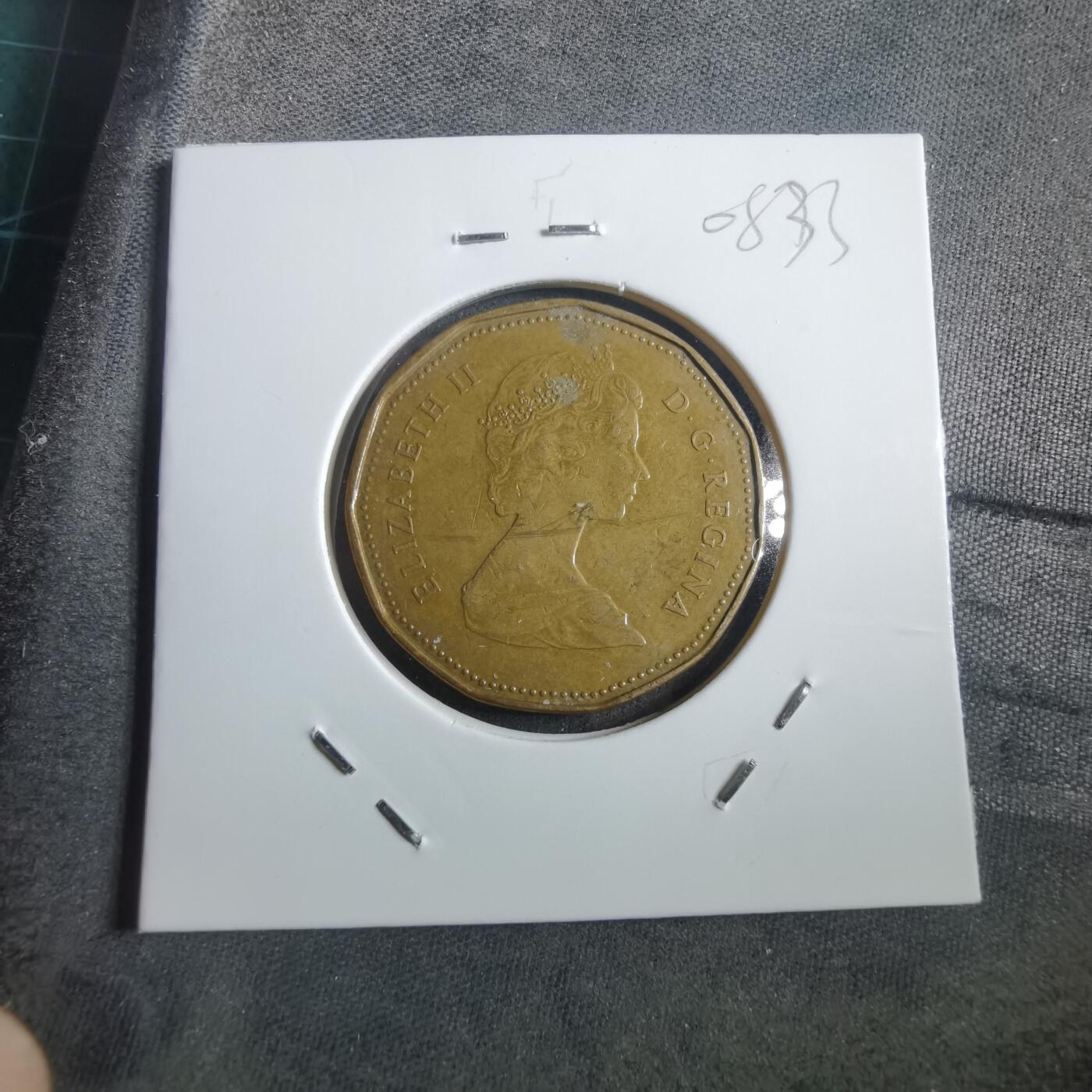 沼泽如烟--第908场 加拿大1989年一元