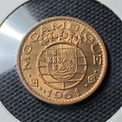 KK钱币收藏小铺  第374场  2月预留时间 周末发货 -  葡属莫桑比克20分 好品铜币