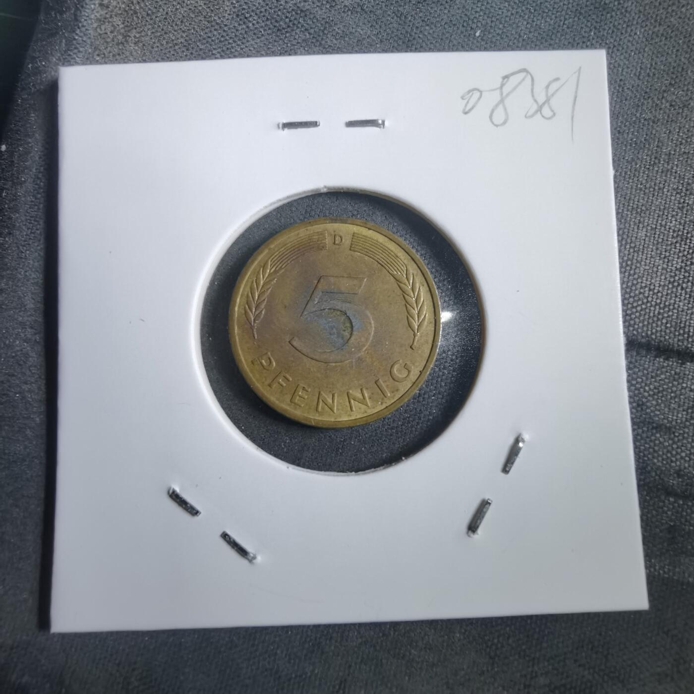 沼泽如烟--第908场 德国1976年5芬尼