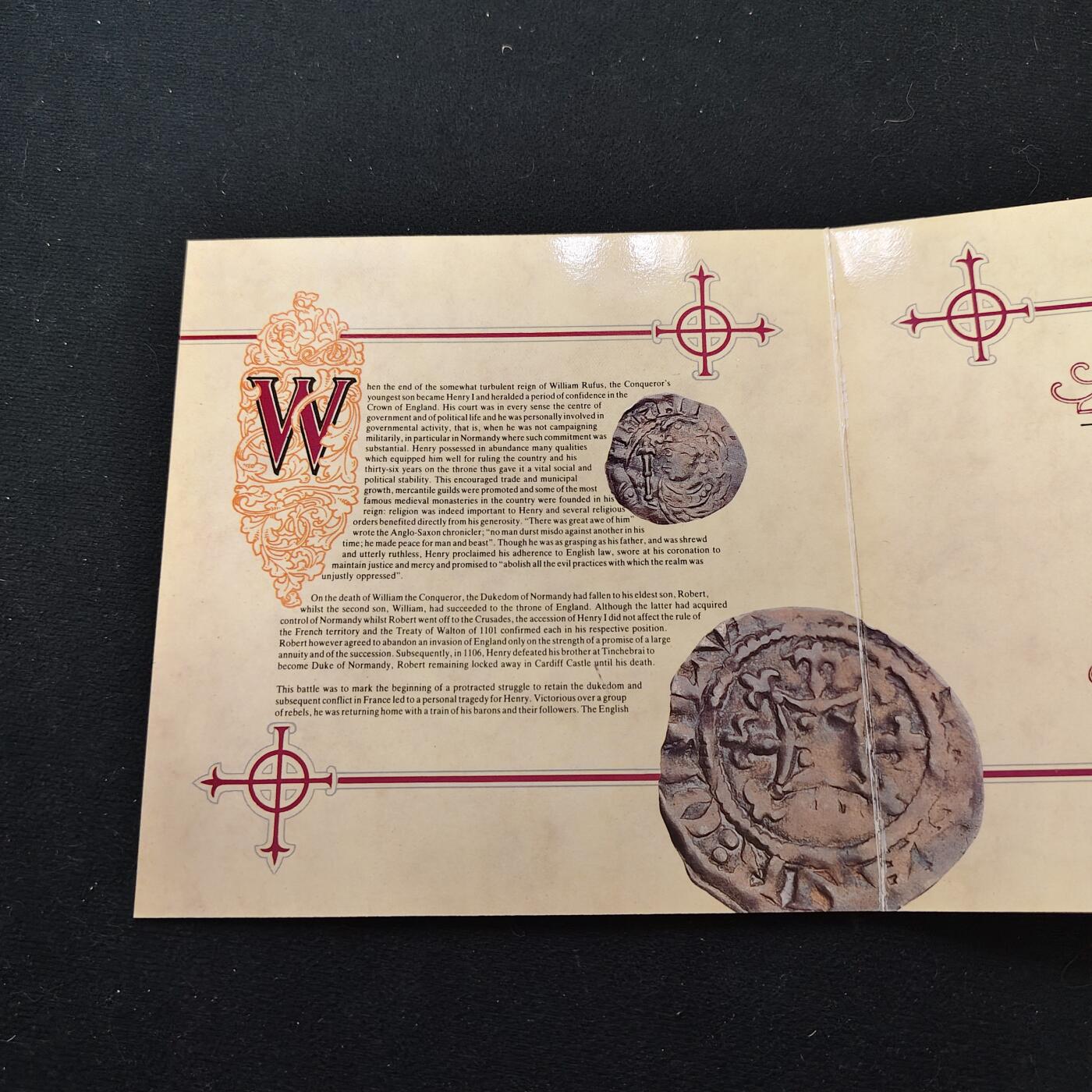 【全场包邮】纯粹捡漏拍479场（免费代拍第16场） 根西1989年2镑亨利一世官方封装纪念币-量10000