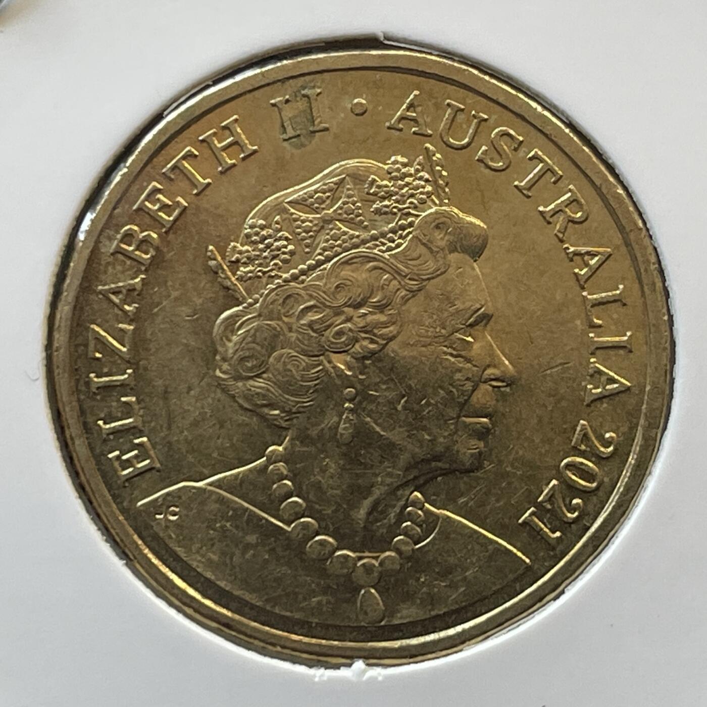 【澳大利亚硬币】限时专场（1澳元 ~4.6557人民币 ） 1澳大利亚1元昆虫纪念币一枚【19】