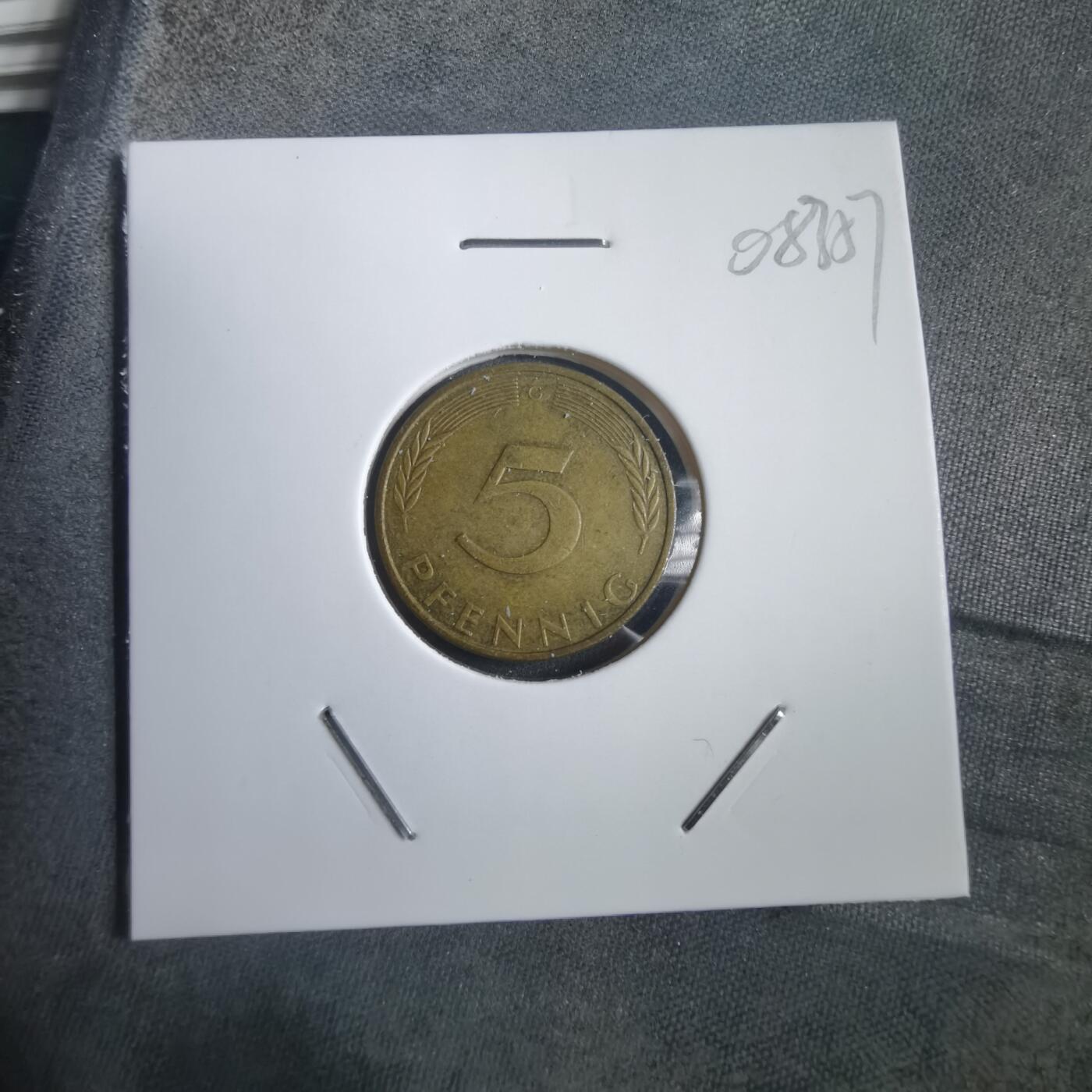 沼泽如烟--第908场 德国1972年5芬尼